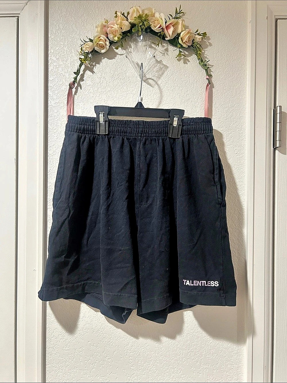 Talentless Men's Black Athletic Shorts